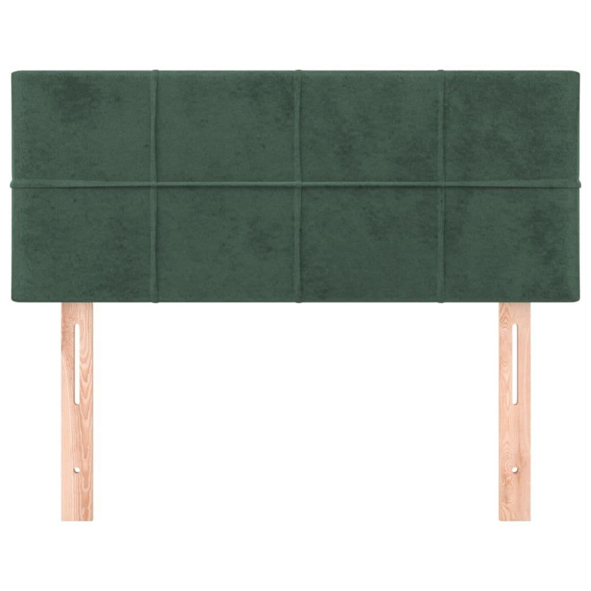VIDAXL Tete de lit Vert fonce 90x5x78/88 cm Velours