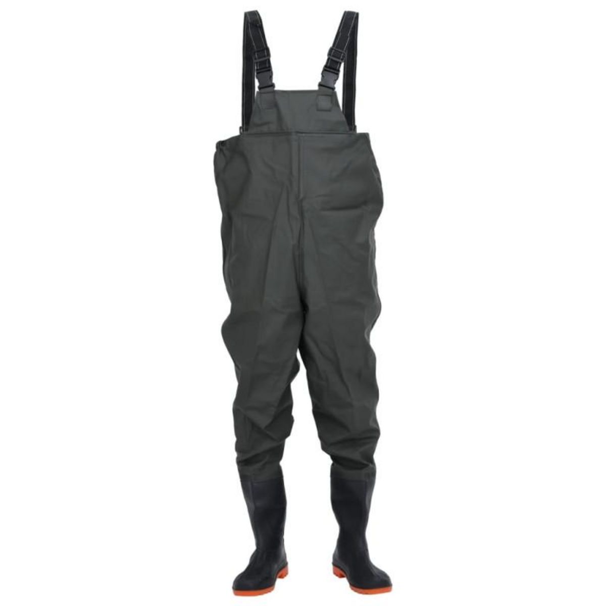 VIDAXL Cuissardes avec bottes vert foncé taille 42