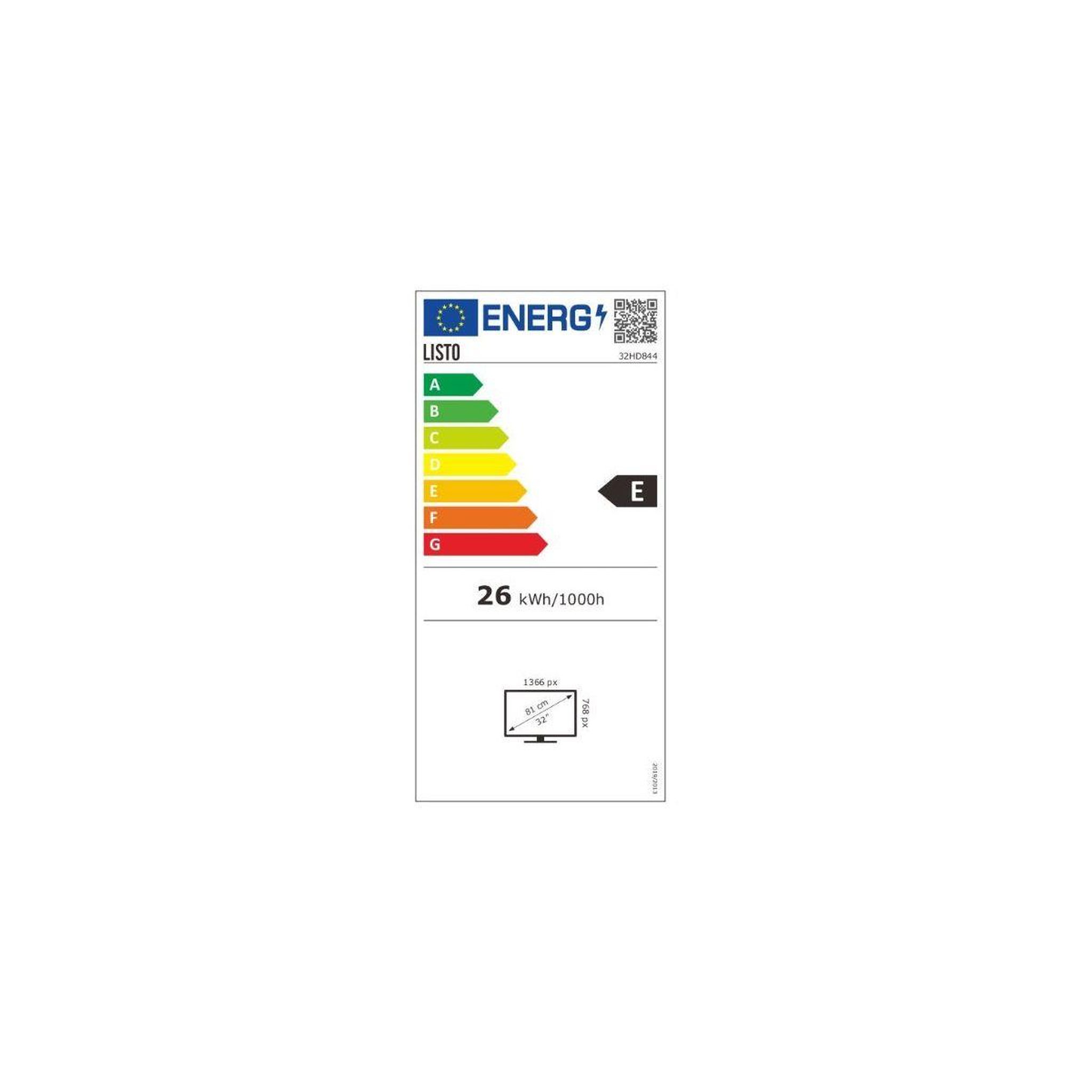 Voir la diapositive 6 : Listo Tv led 32hd844-32 pouces (81cm)