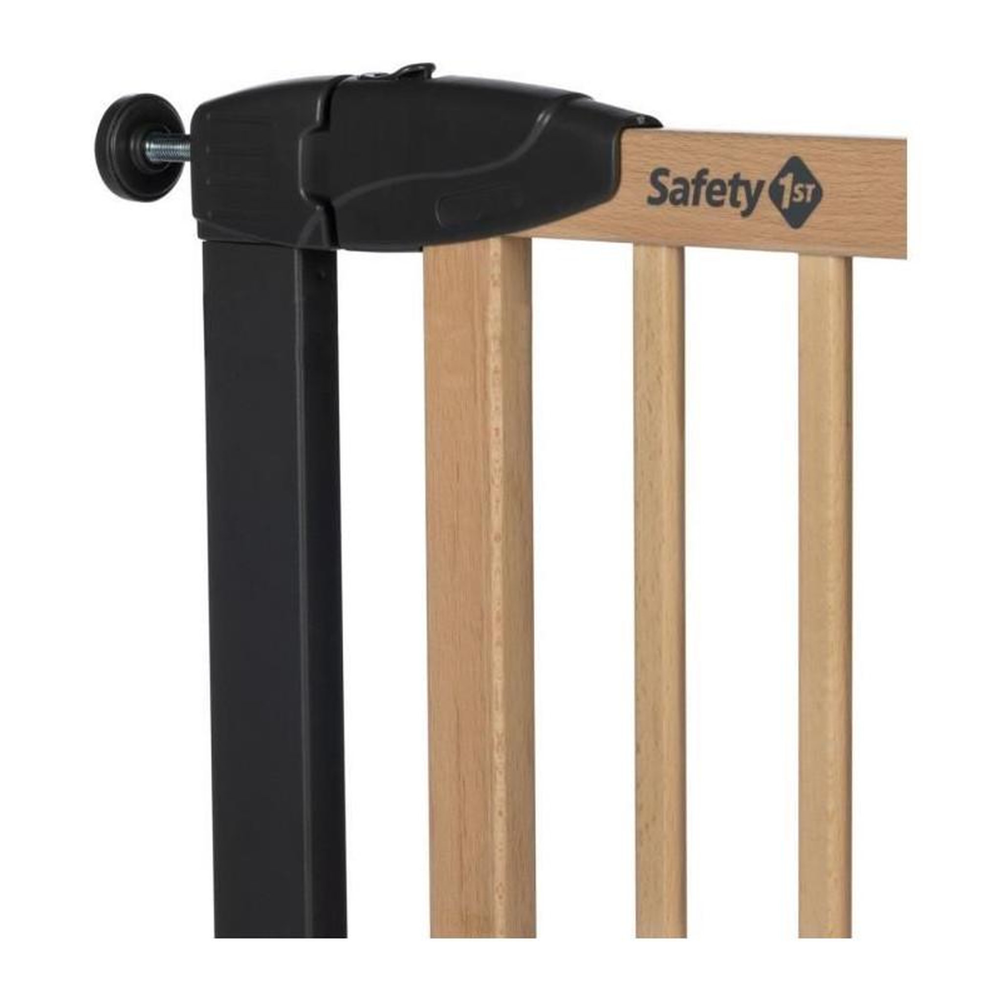 Voir la diapositive 6 : SAFETY FIRST SAFETY 1ST SIMPLY CLOSE WOOD & META, Pression, 73-80 cm (Max. 94cm), sans vis ni perçage, Ouverture d'une Main, Bois et Graphit