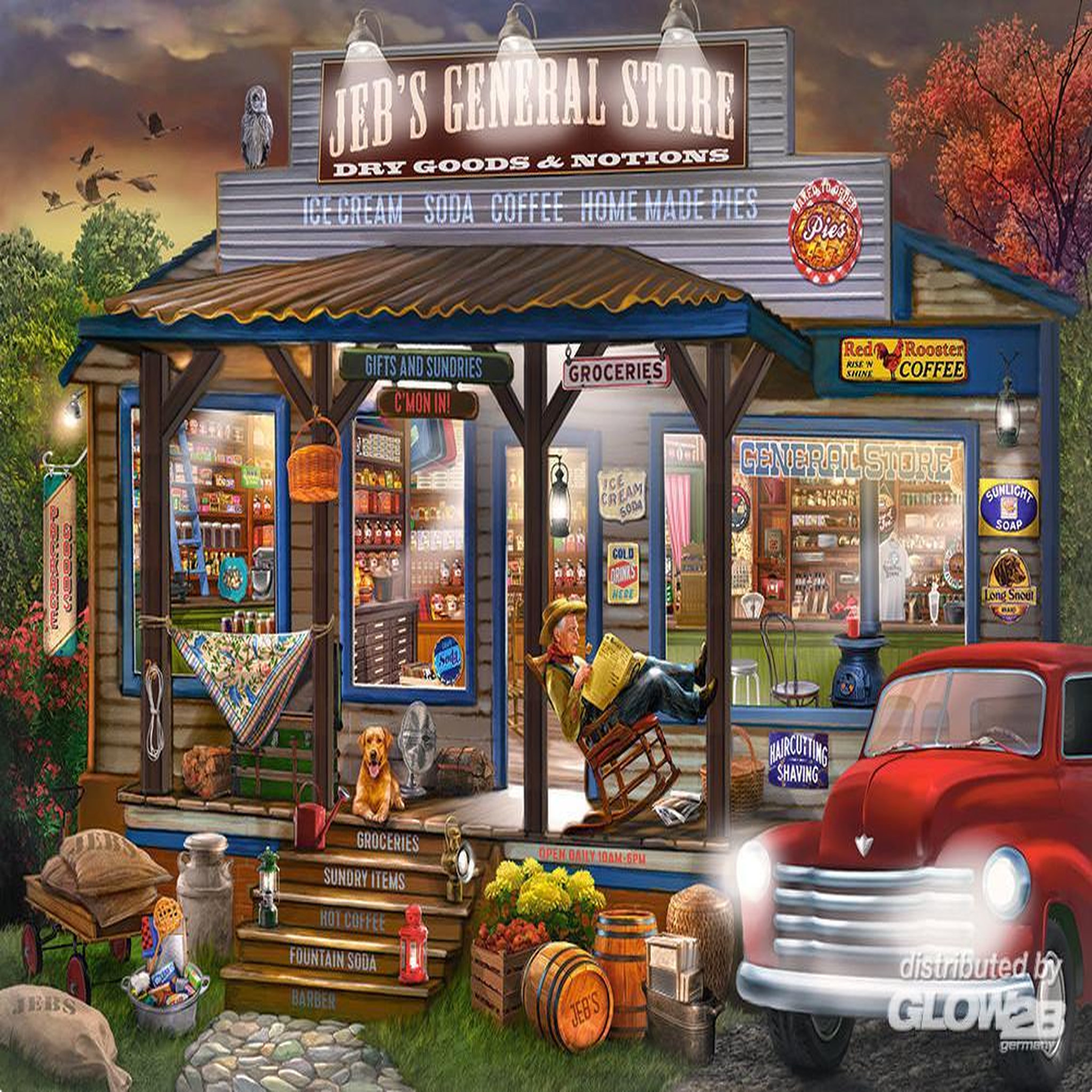 Voir la diapositive 4 : Castorland Puzzle 1000 pièces : Jeb's General Store