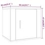 Voir la diapositive 6 : VIDAXL Table de chevet Chene marron 50x39x47 cm