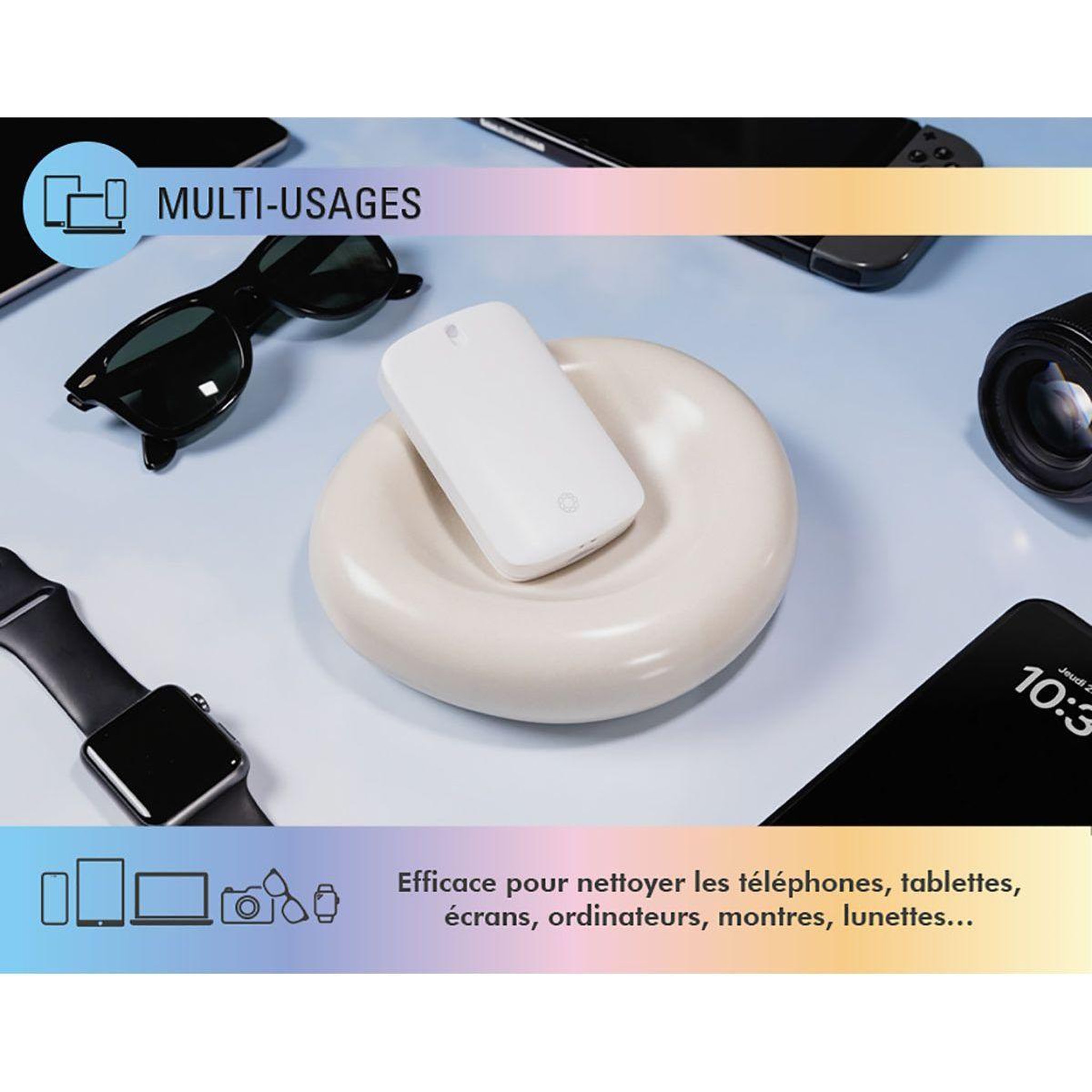 Voir la diapositive 3 : FORCE GLASS Spray nettoyant nettoyant et antibactérien