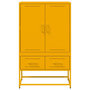 Voir la diapositive 4 : VIDAXL Buffet haut jaune moutarde 68x39x111,5 cm acier