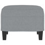 Voir la diapositive 4 : VIDAXL Repose-pied Gris clair 60x50x41 cm Tissu