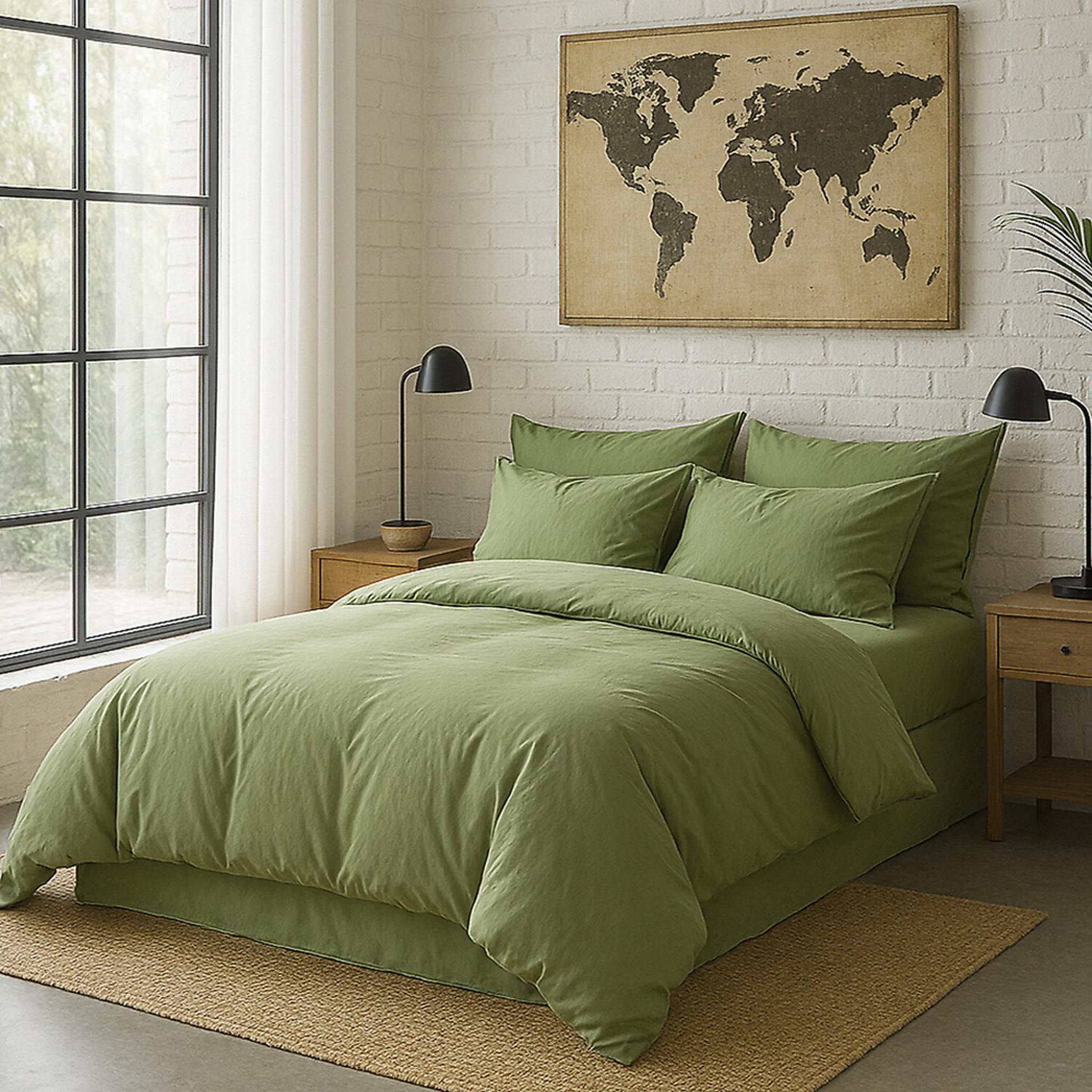Voir la diapositive 2 : BATON ROUGE Housse de couette 100% percale de coton
