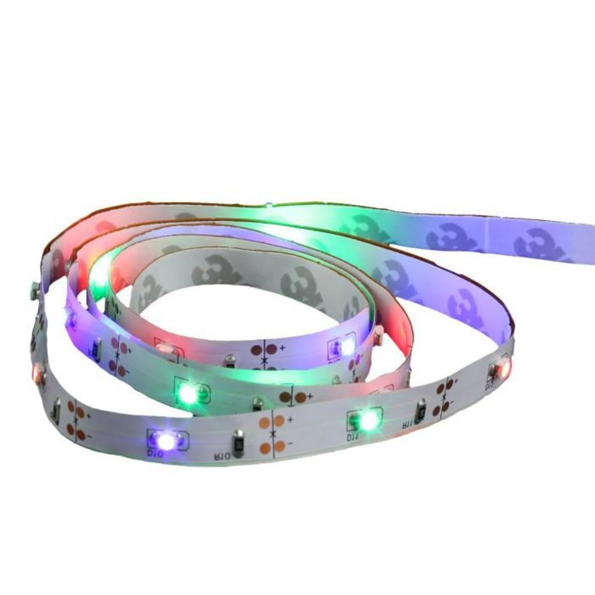 Home sweet lights Ruban LED à Piles 100cm Multicolore