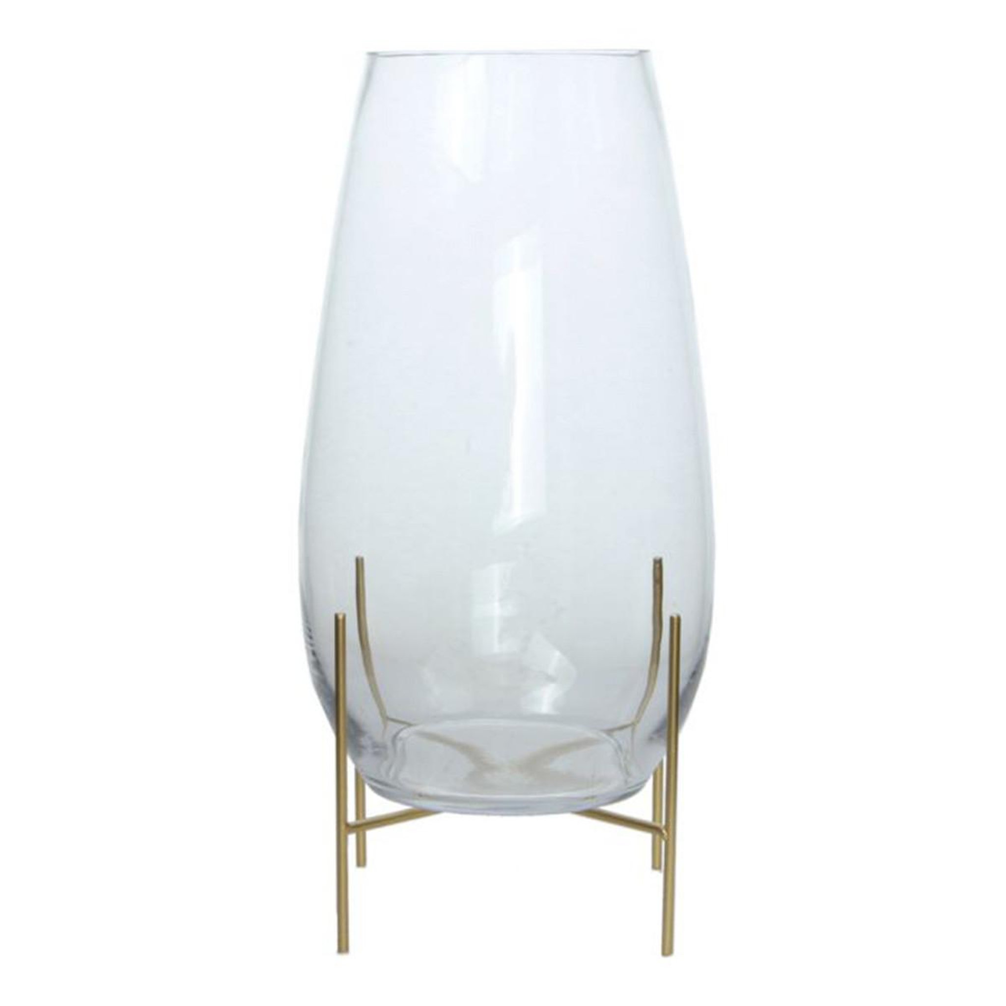 Paris Prix Vase design en verre  saigon  48cm transparent