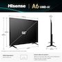 Voir la diapositive 5 : Hisense TV LED 58A6Q 2025 (146cm)
