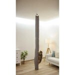 KERBL Sac d'escalade pour chats - KERBL - CLIMBER - 16 x 16 x 240 cm - Fixation plafond - Gris