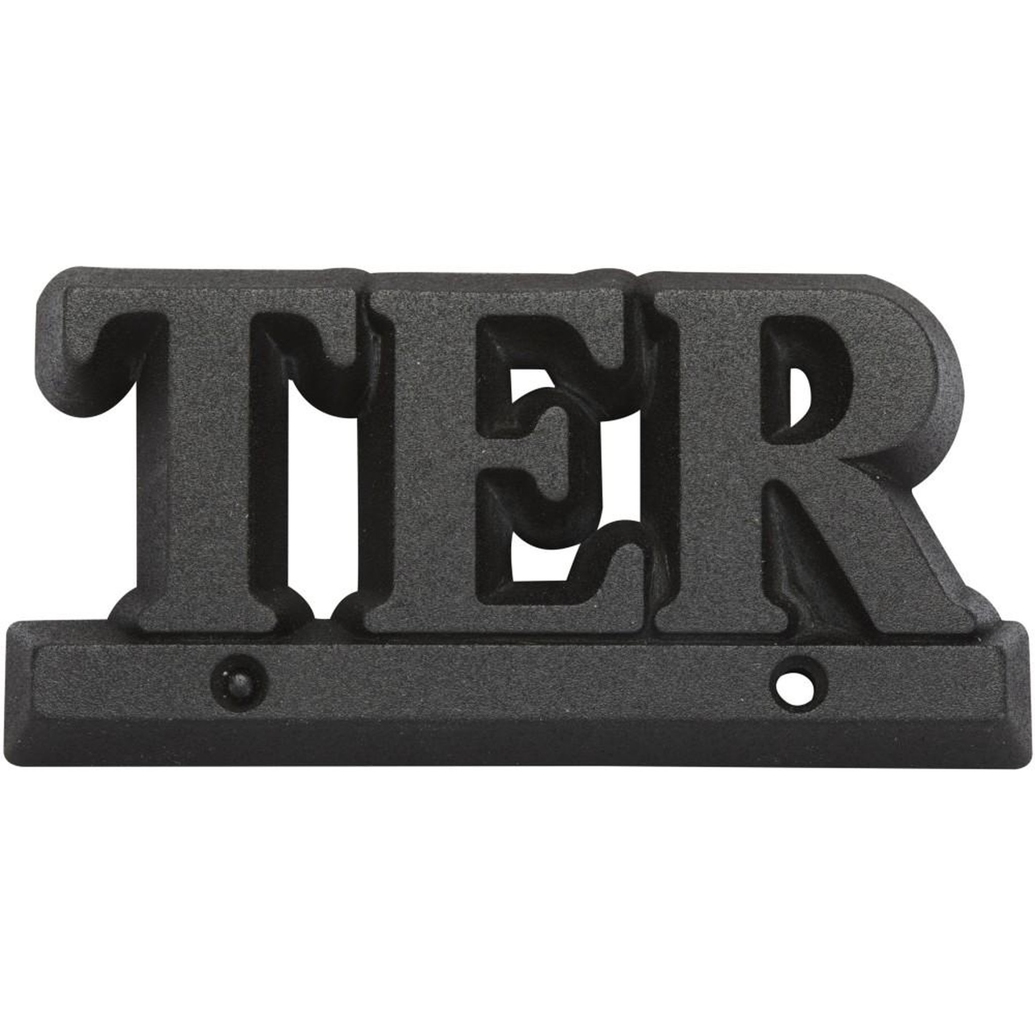 CENTRALE BRICO Lettre ter en zamak mat H.8 x l.4.5 cm