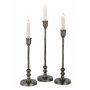 Voir la diapositive 2 : Paris Prix Lot de 3 Chandeliers Design  Becca  40cm Noir