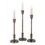 Voir la diapositive 2 : Paris Prix Lot de 3 Chandeliers Design  Becca  40cm Noir