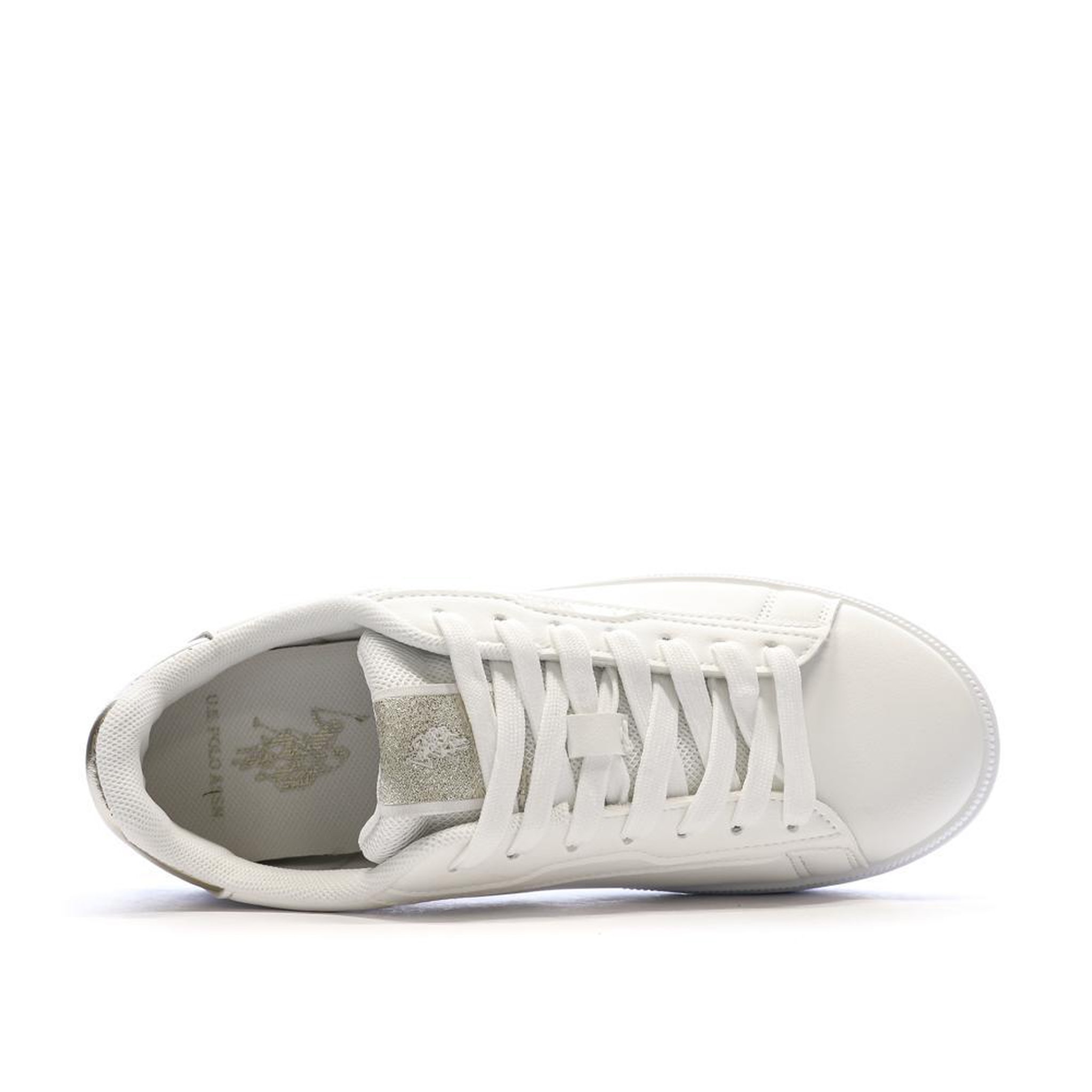 Voir la diapositive 4 : U.S. Polo Assn. Baskets Blanches/Grises Homme US Polo ASSN For Everyday