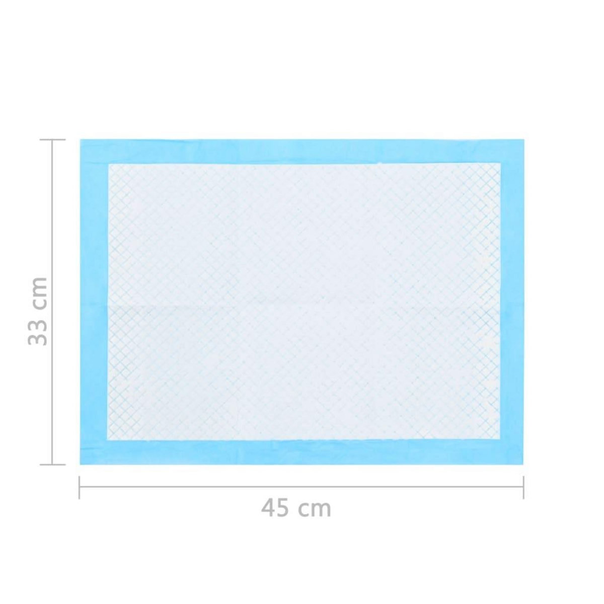 VIDAXL Tapis d'hygiene pour chiens 400 pcs 45 x 33 cm Tissu non tisse