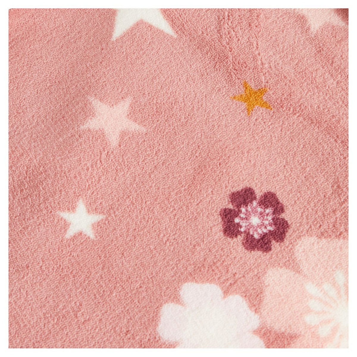 ACTUEL Plaid enfant fantaisie en flanelle sherpa BALLERINA