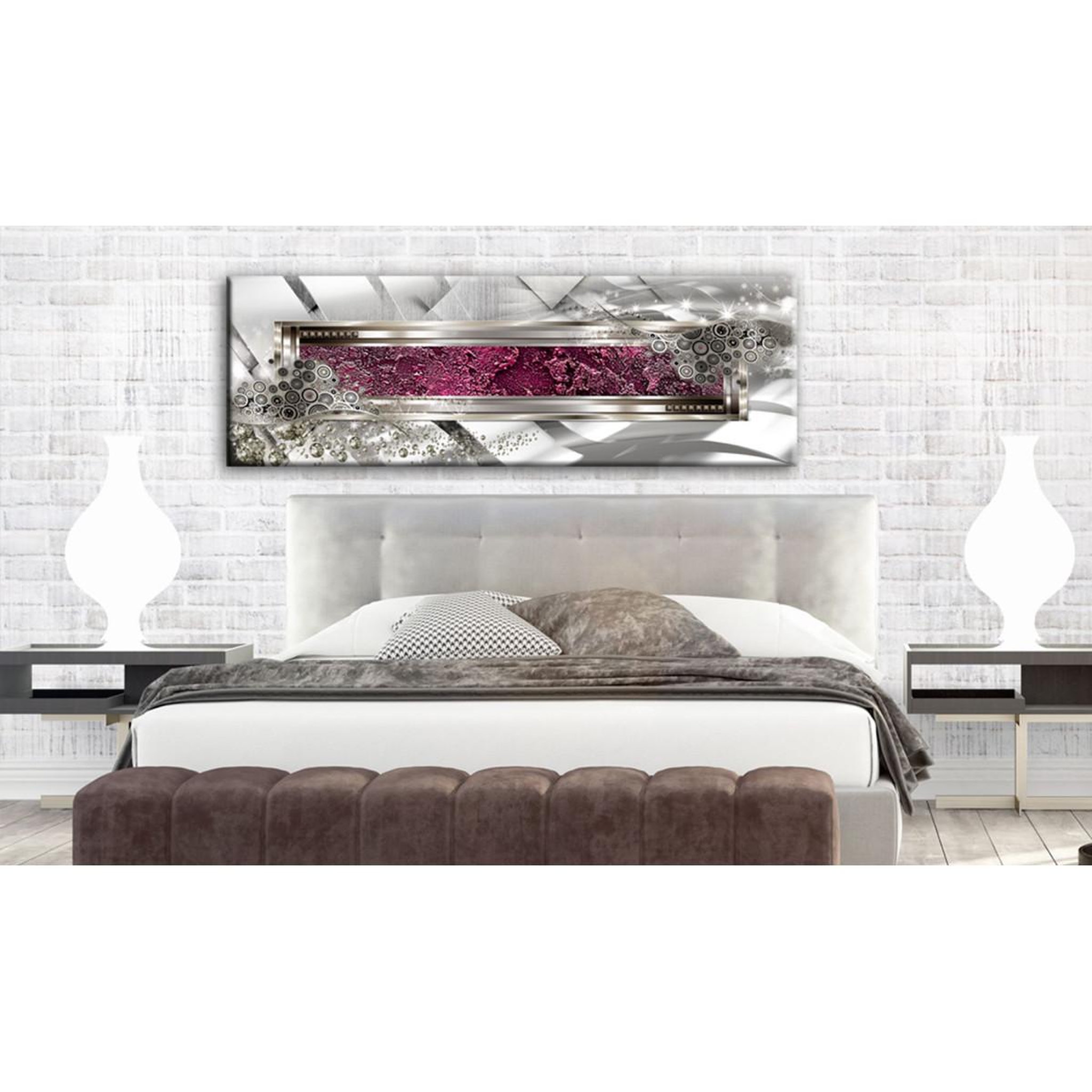 Voir la diapositive 2 : Paris Prix Tableau imprimé  hidden pink
