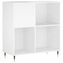 Voir la diapositive 2 : VIDAXL Armoire a disques blanc 84,5x38x89 cm bois d'ingenierie