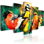 Paris Prix Tableau Imprimé  Birds Meeting. Coloris disponibles : Multicolore