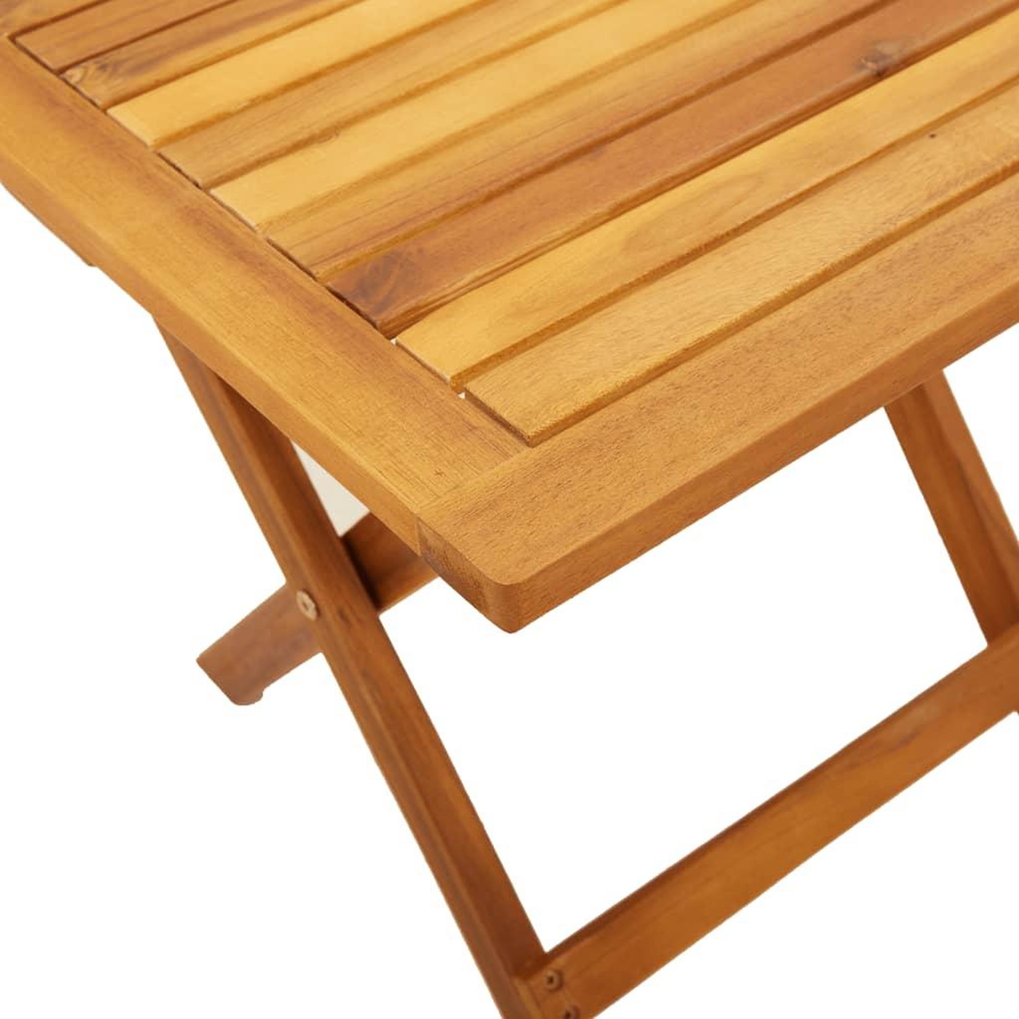 Voir la diapositive 5 : VIDAXL Chaises longues lot de 2 et table bleu fonce bois massif acacia