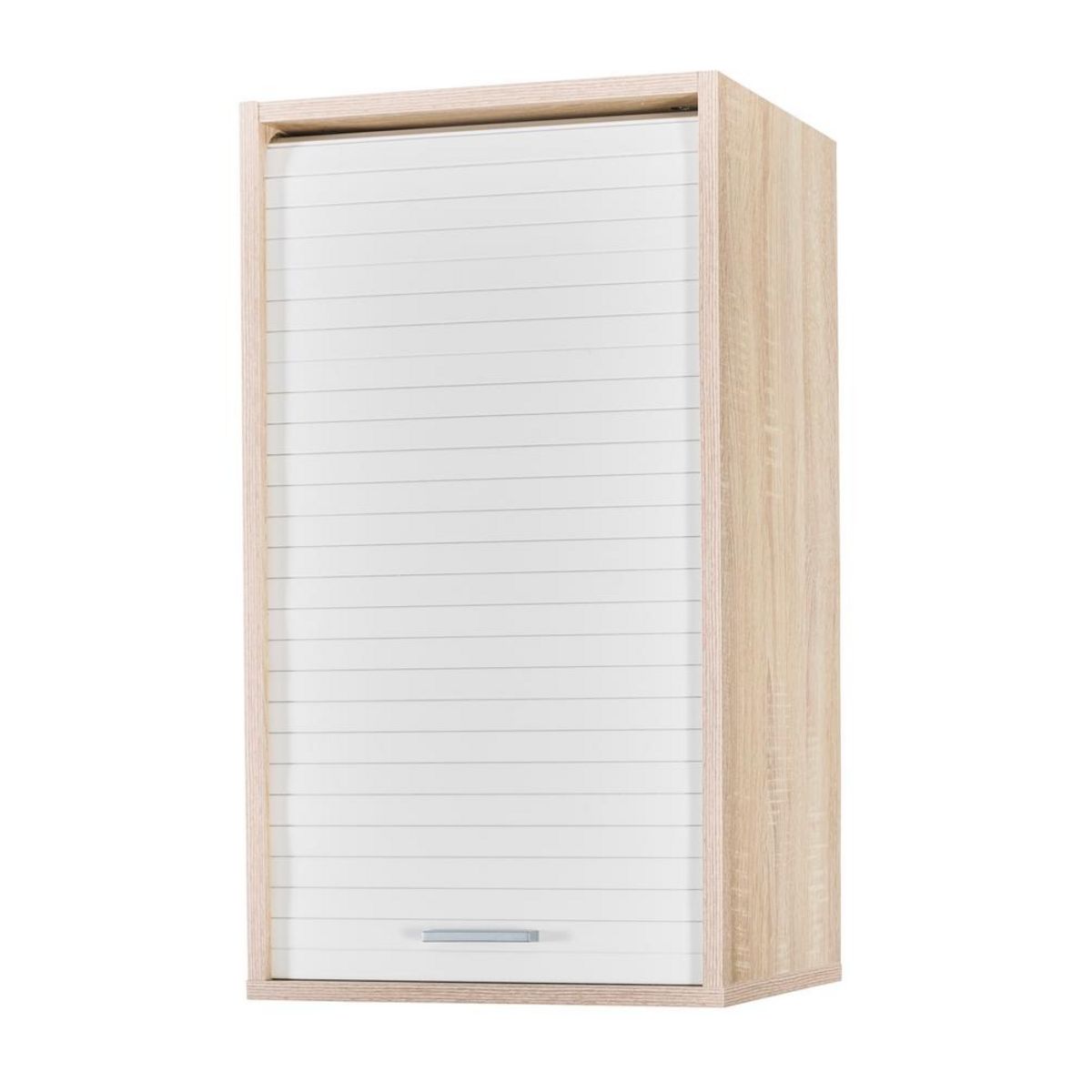 Rangement de cuisine à rideau coloris chêne L40 cm - COOKING