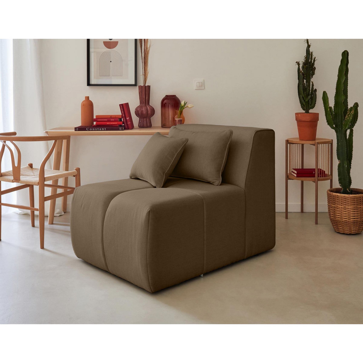 LISA DESIGN Caracas - module d'assise - en tissu