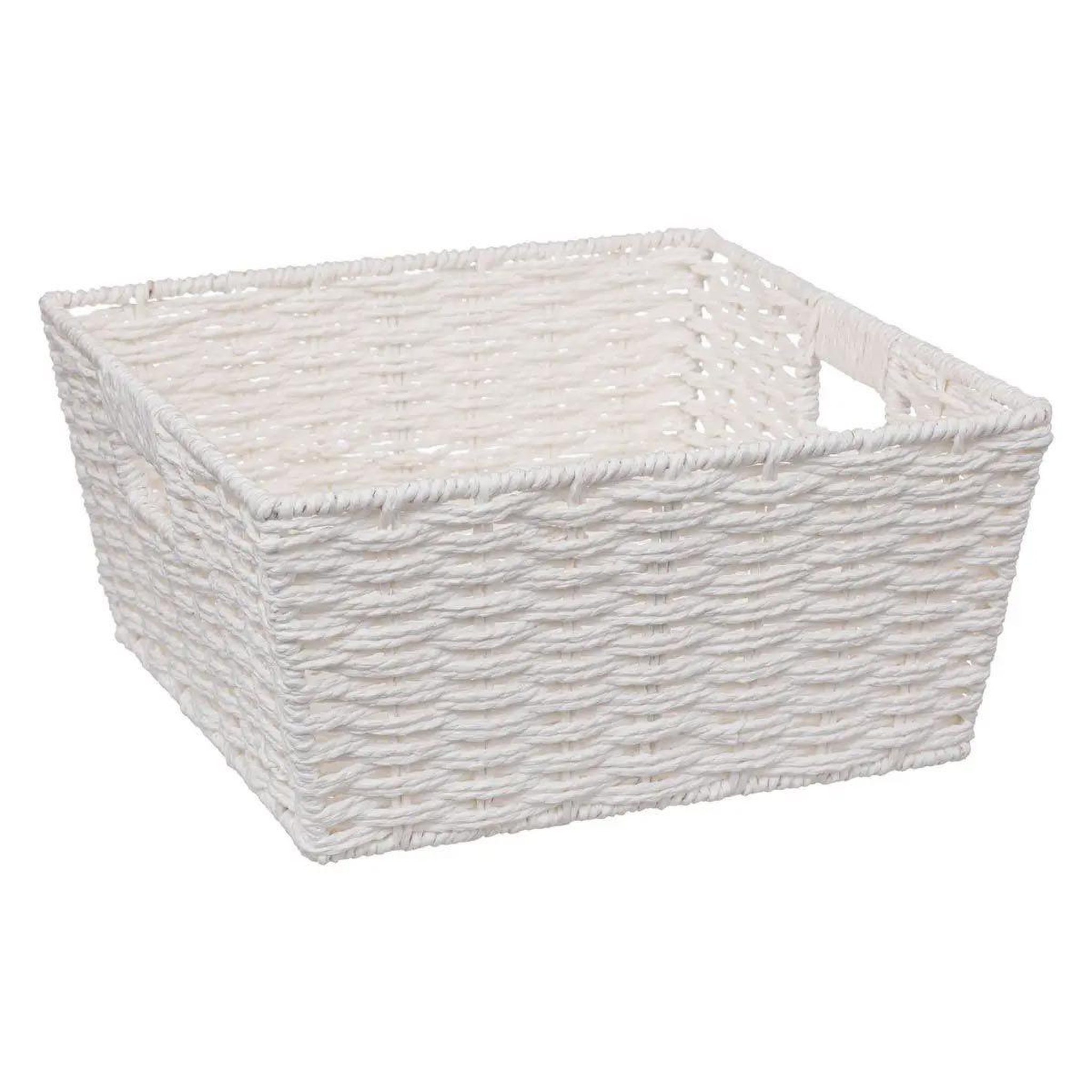 Voir la diapositive 1 : FIVE Panier de Rangement  Mix n'Modul  31x31cm Blanc