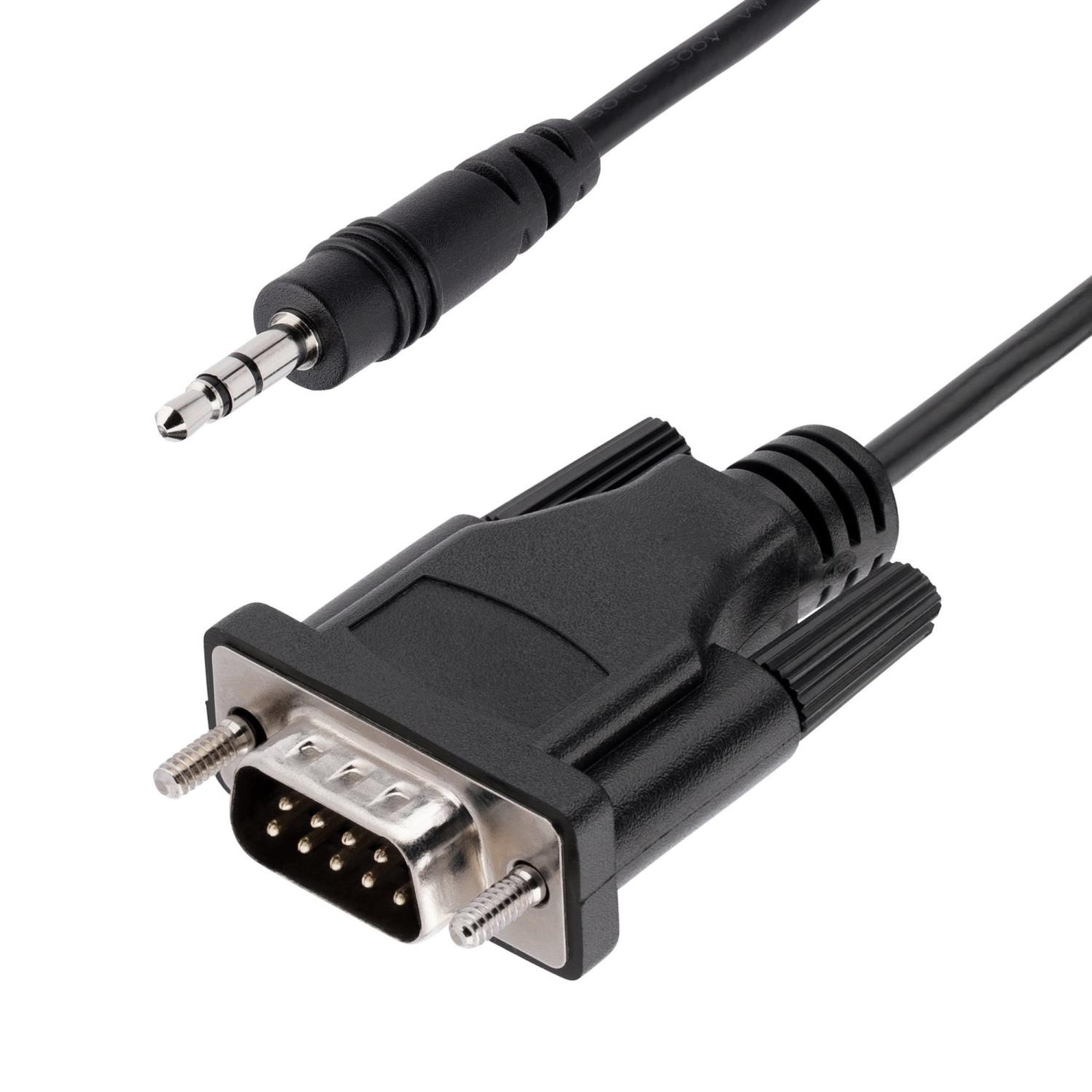 Voir la diapositive 2 : Startech StarTech.com Câble Série DB9 vers 3.5mm de 1m - Câble RS232 DB9 Mâle à 3.5mm - Adaptateur Série DB9 à 3.5mm pour le Calibrage de Projecteurs, d'Enseignes Numériques et de Téléviseurs via une Prise Audio