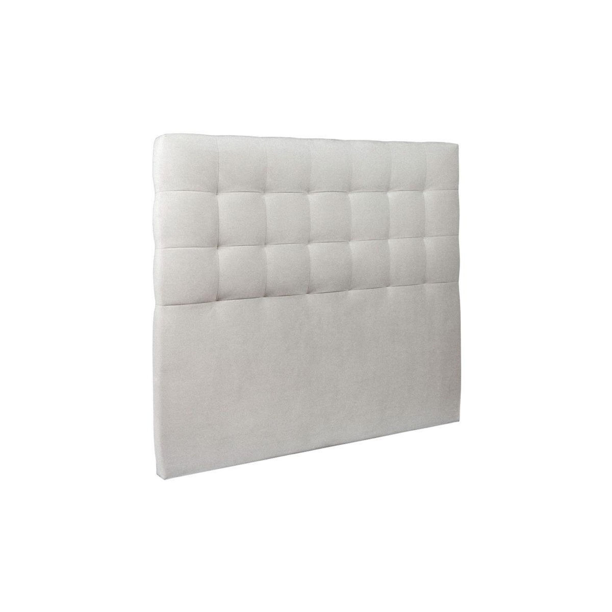 Sommeil de Plomb Lit avec tête de lit capitonnée velours et sommier kit - Hauteur totale : 29cm