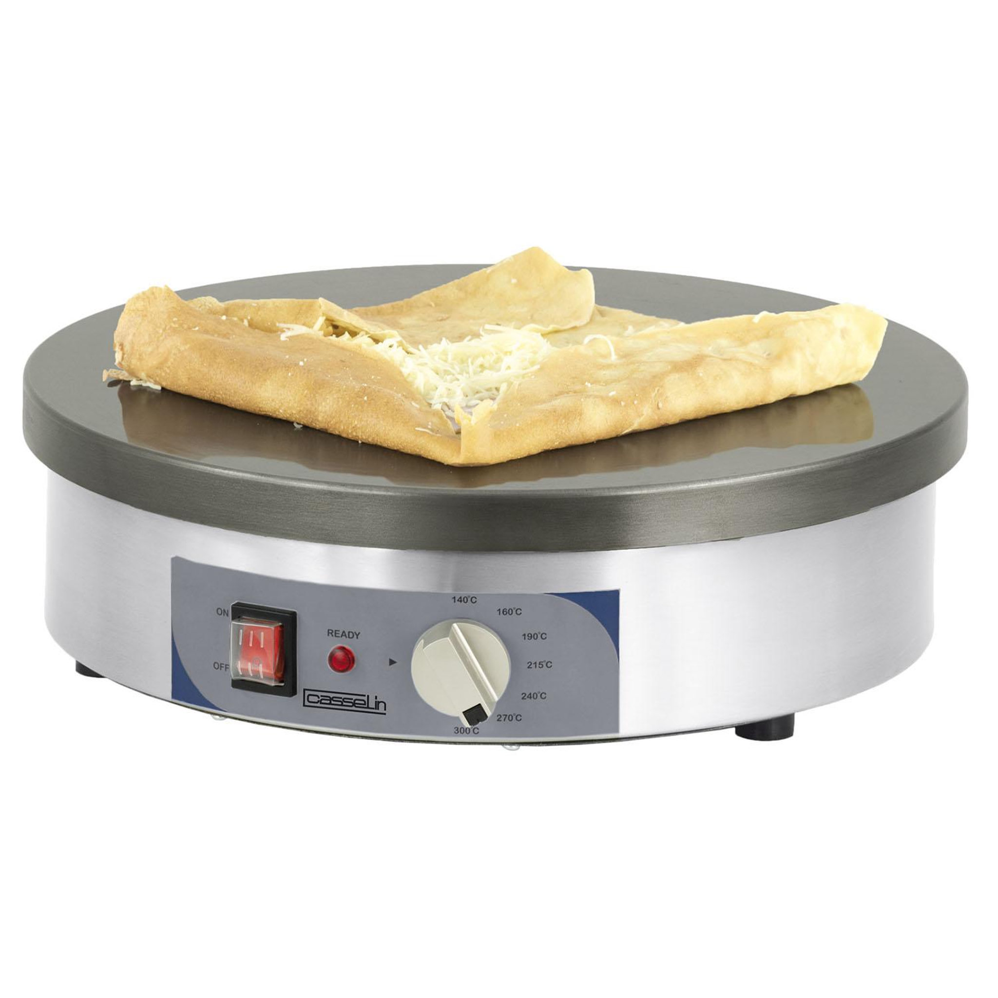 Casselin Crêpière ronde premium 2700w 40cm inox - CCR40EP
