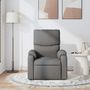 Voir la diapositive 3 : VIDAXL Fauteuil de massage inclinable Gris fonce Tissu