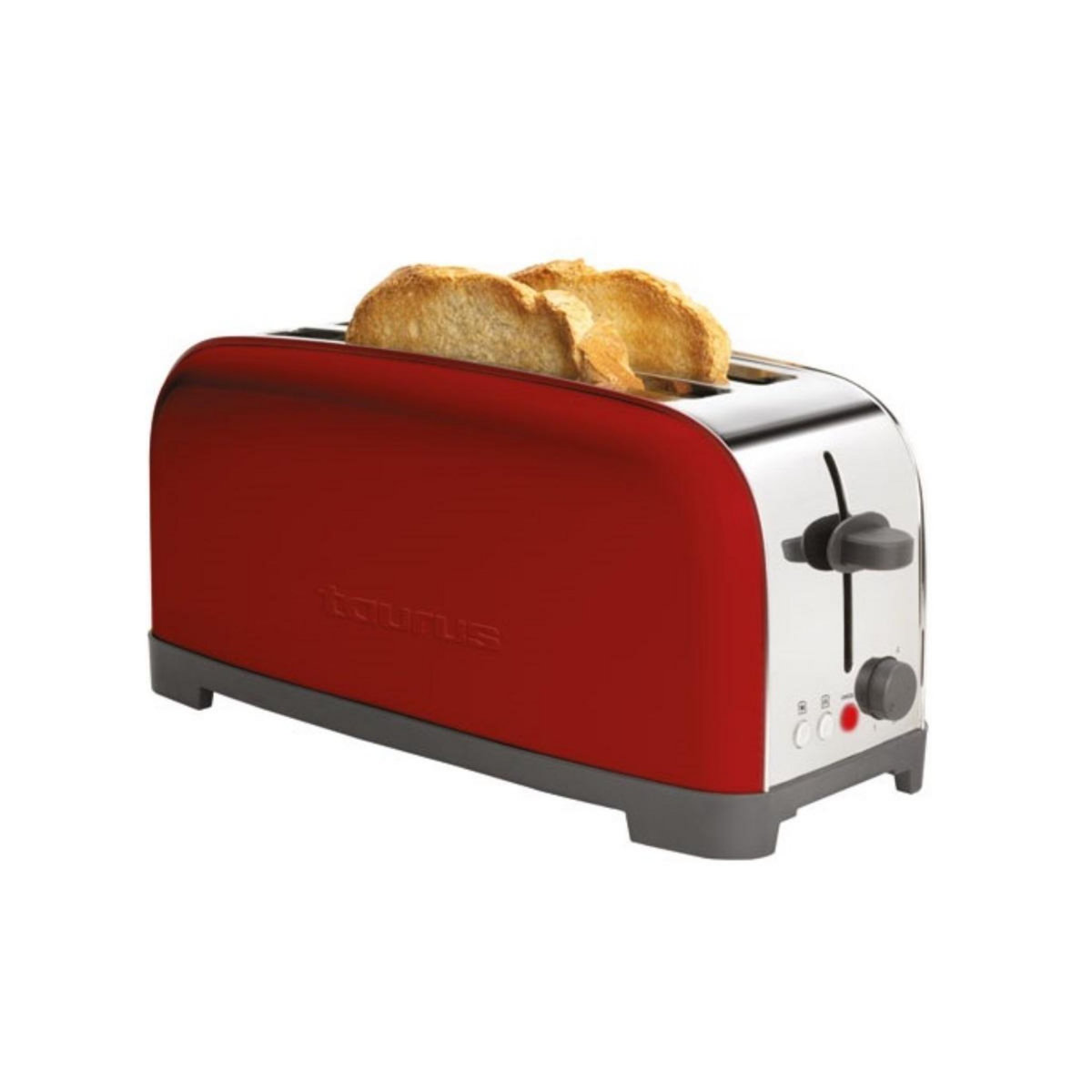 Taurus Grille-pains 2 fentes 1400w rouge - 960654000