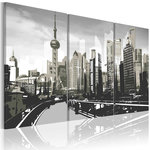 Paris Prix Tableau Imprimé  Shanghai Gris. Coloris disponibles : Multicolore