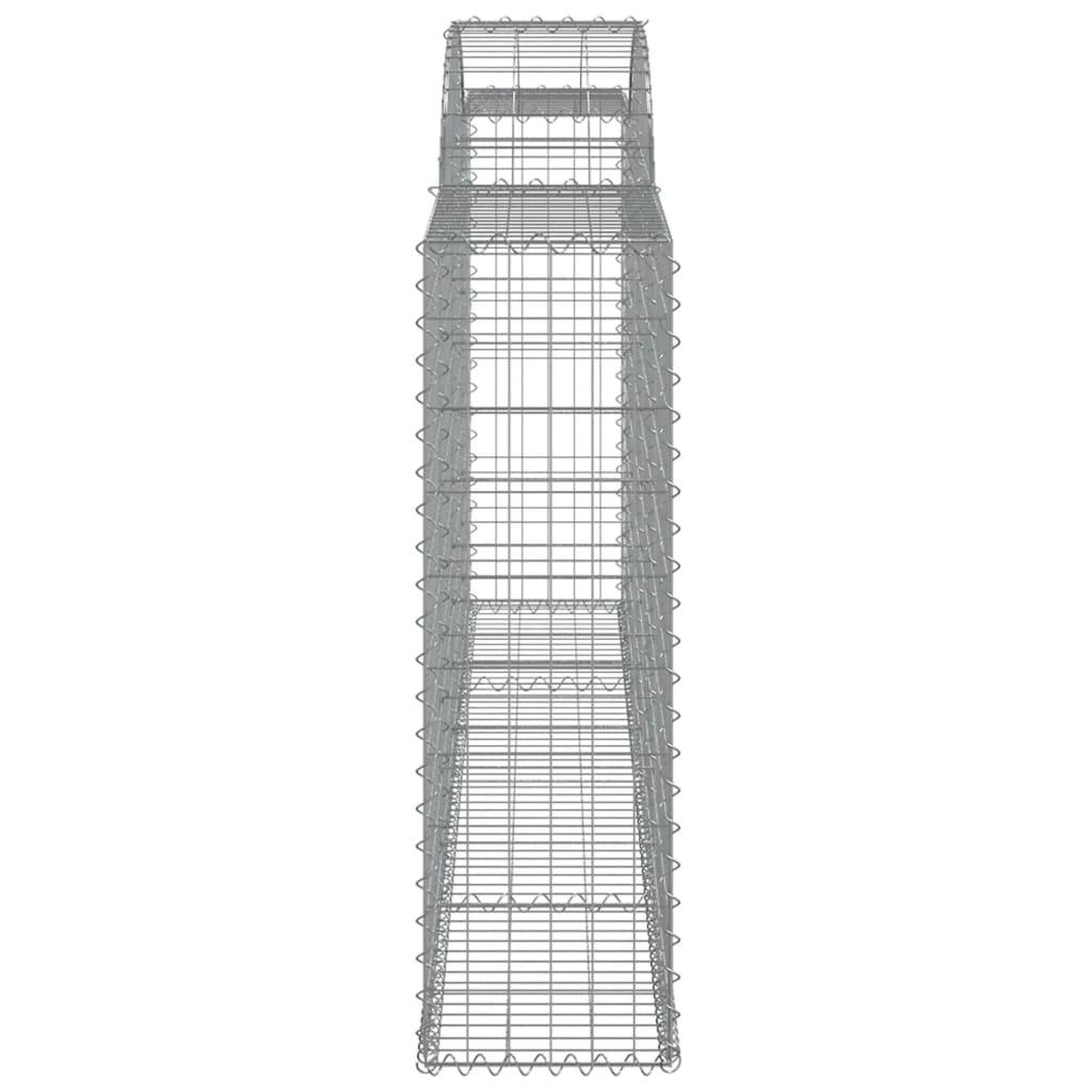 Voir la diapositive 5 : VIDAXL Paniers a gabions arques 20 pcs 300x30x100/120 cm fer galvanise