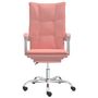 Voir la diapositive 3 : VIDAXL Fauteuil inclinable de bureau Rose Similicuir