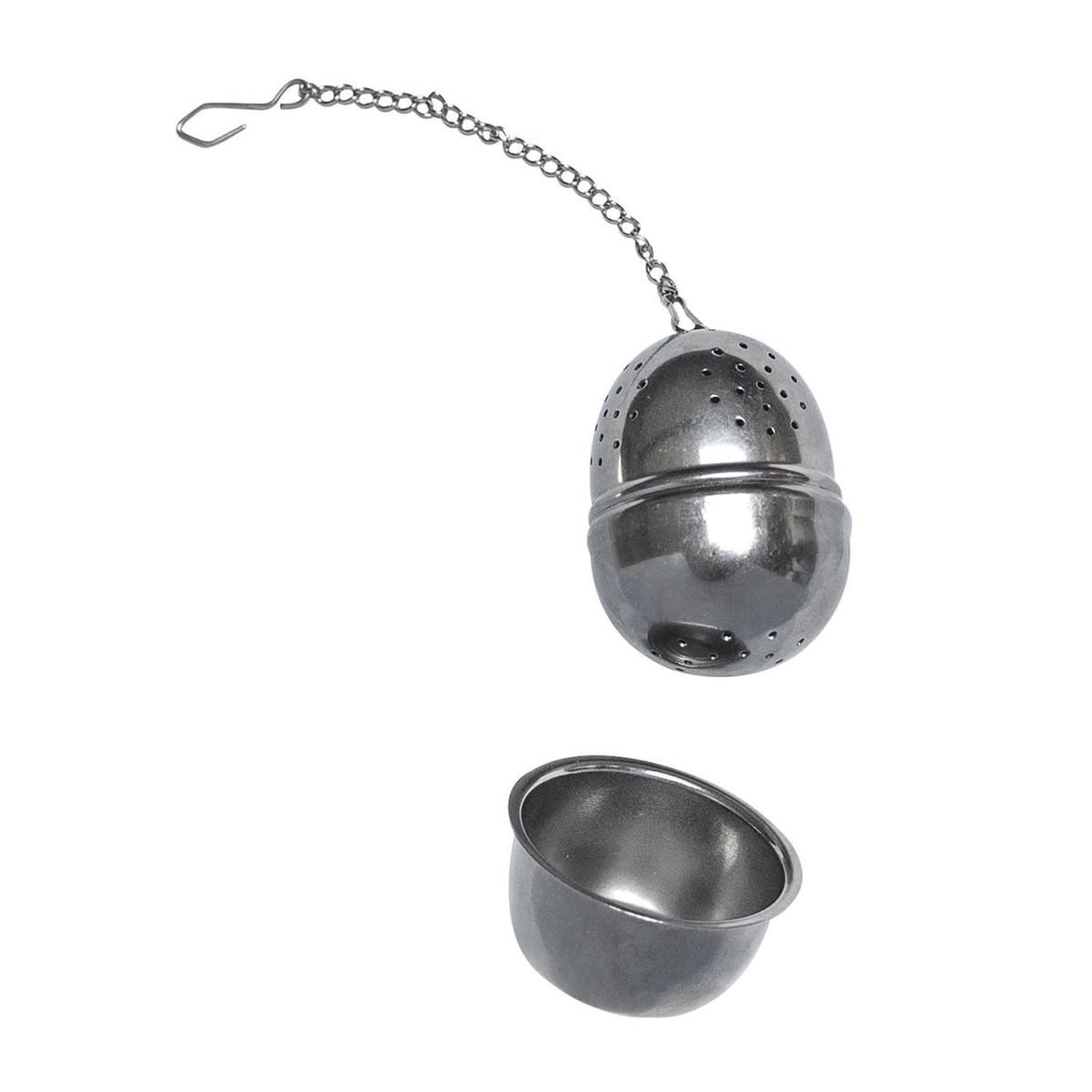 Voir la diapositive 3 : COOK CONCEPT Boule à thé & support  déborde  5cm argent