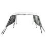 Voir la diapositive 4 : VIDAXL Toit bimini a 4 arceaux parois en maille 243x(185-198)x137 cm