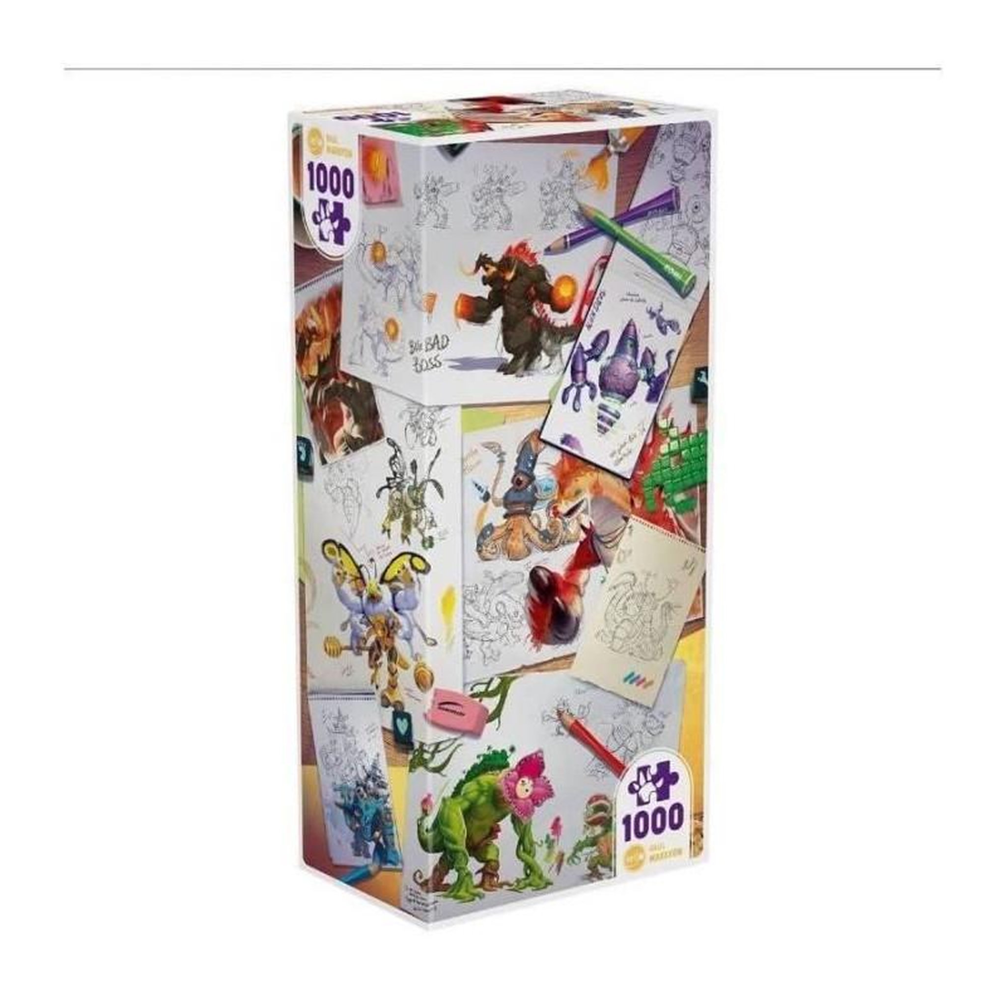 Voir la diapositive 2 : Iello Puzzle UNIVERSE - 1000 pieces - Making of Monsters