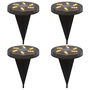 Voir la diapositive 2 : VIDAXL Lampes solaires de sol et piquets de sol exterieur 4 pcs