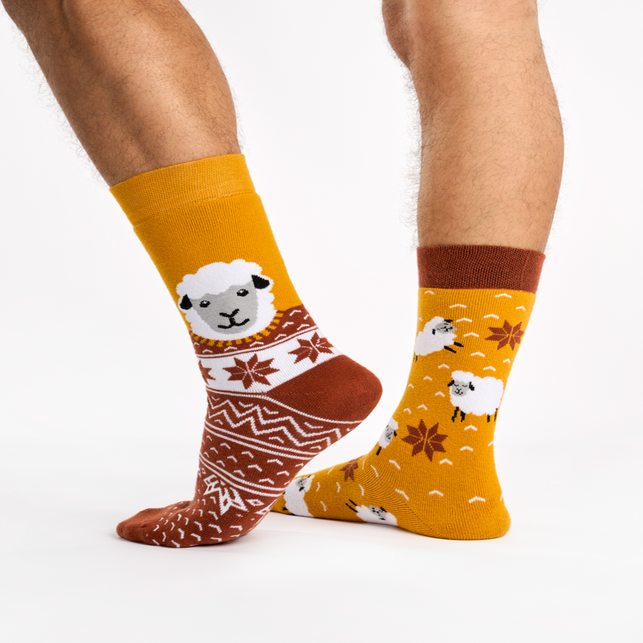 Voir la diapositive 2 : DEDOLES Chaussettes chaudes mouton dans un pull