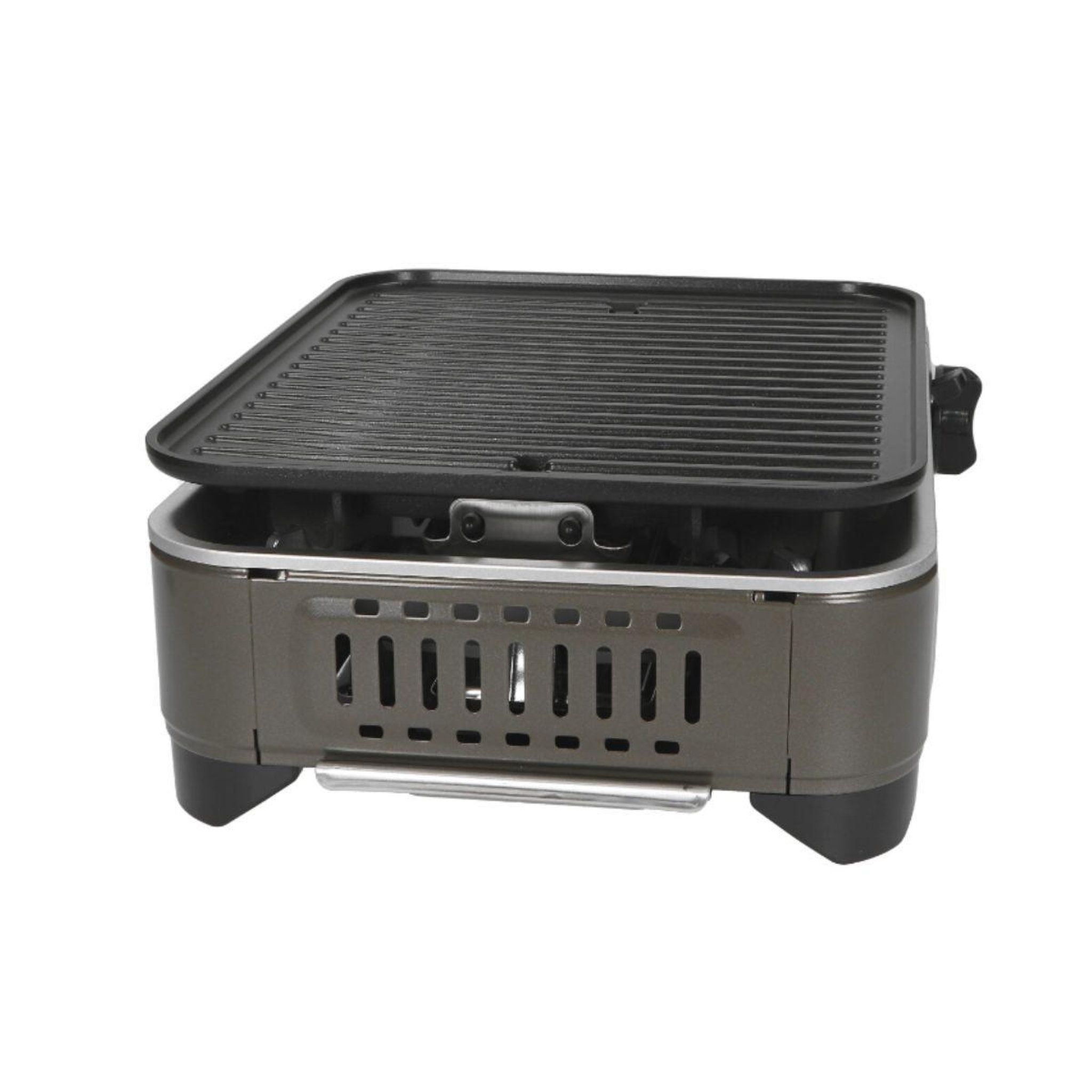 Voir la diapositive 5 : ALPENTECH Barbecue à gaz portable grill 1780w + 4 cartouches gaz butane allumage piezo + mallette camping alpen