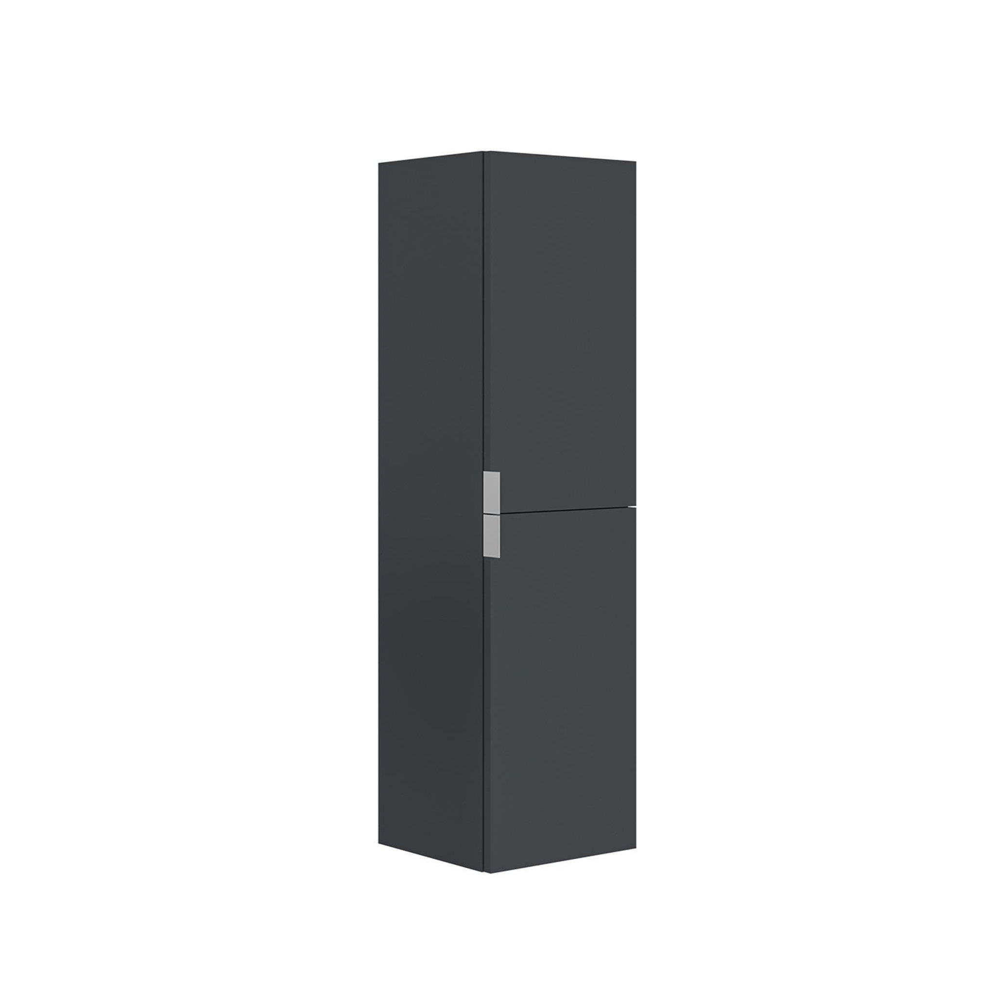 Habitat et Jardin Armoire de Salle de Bain  Purus Desna 40  - 40 x 32 x 138 cm - Matte Anthracite