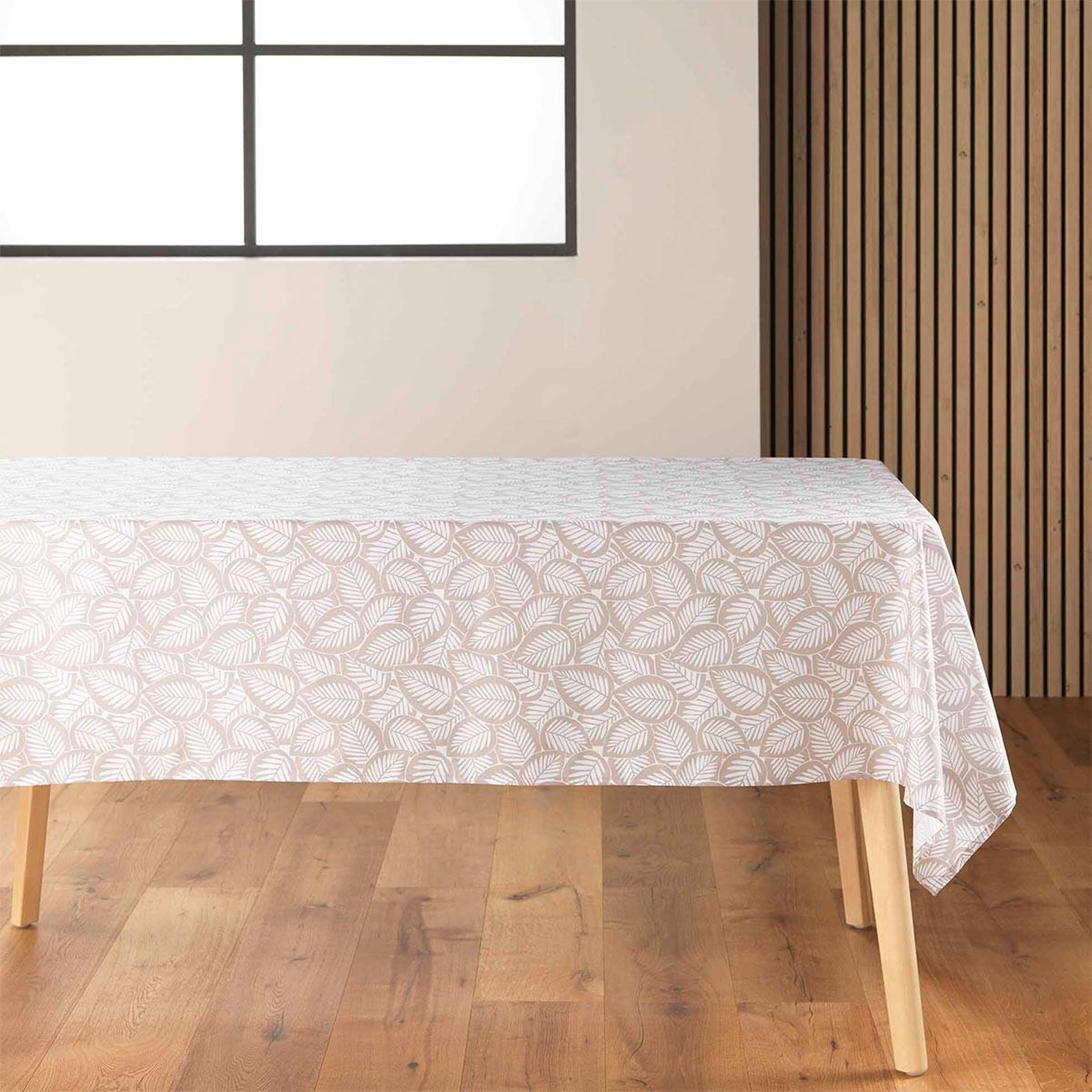 Douceur d'Intérieur Nappe en microfibre  divany  140x240cm naturel