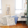 Voir la diapositive 4 : COTE DECO Housse de couette 240x220 Satin Fanille + 2 taies 100% coton 78 fils