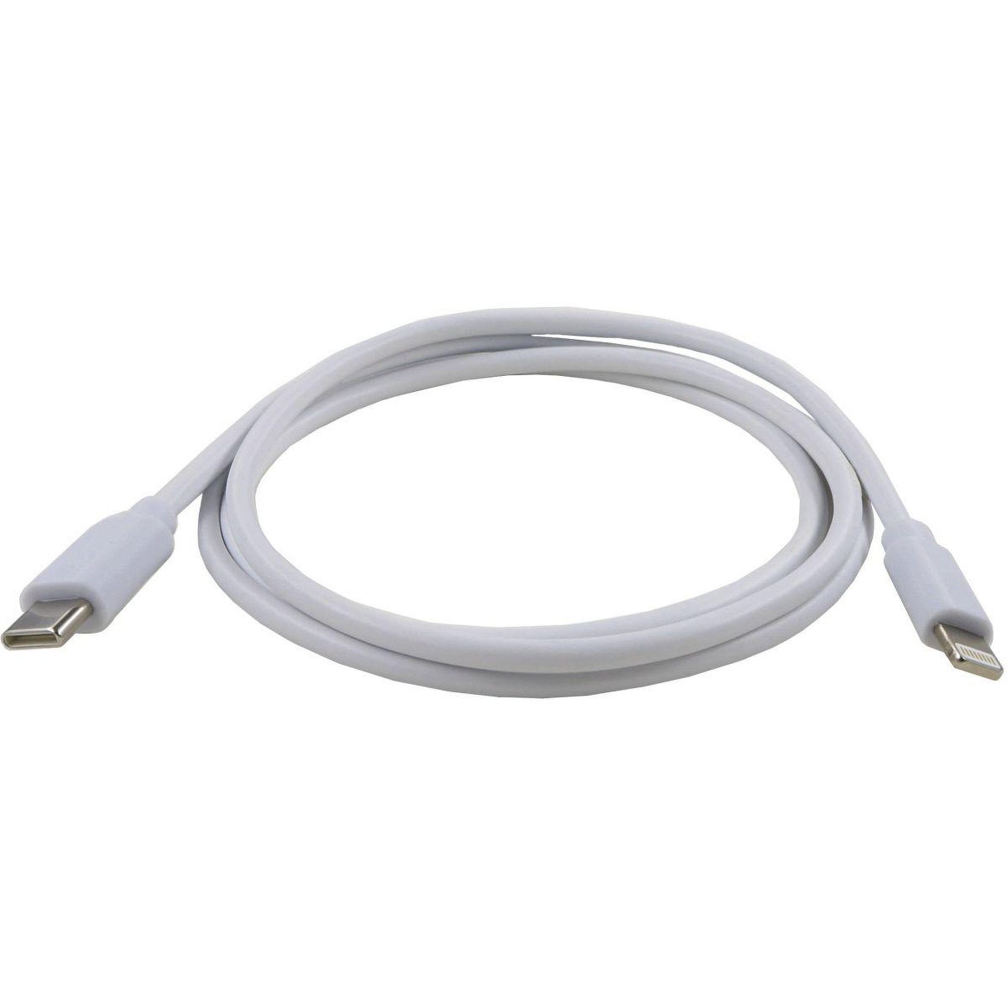 Voir la diapositive 3 : Listo Câble lightning usb-c vers lightning 90cm non mfi blanc