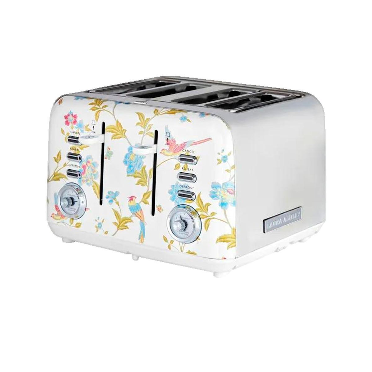 Viquel Grille-pain VQ Laura Ashley multifonction avec contrôle variable de température, capacité 4 tranches