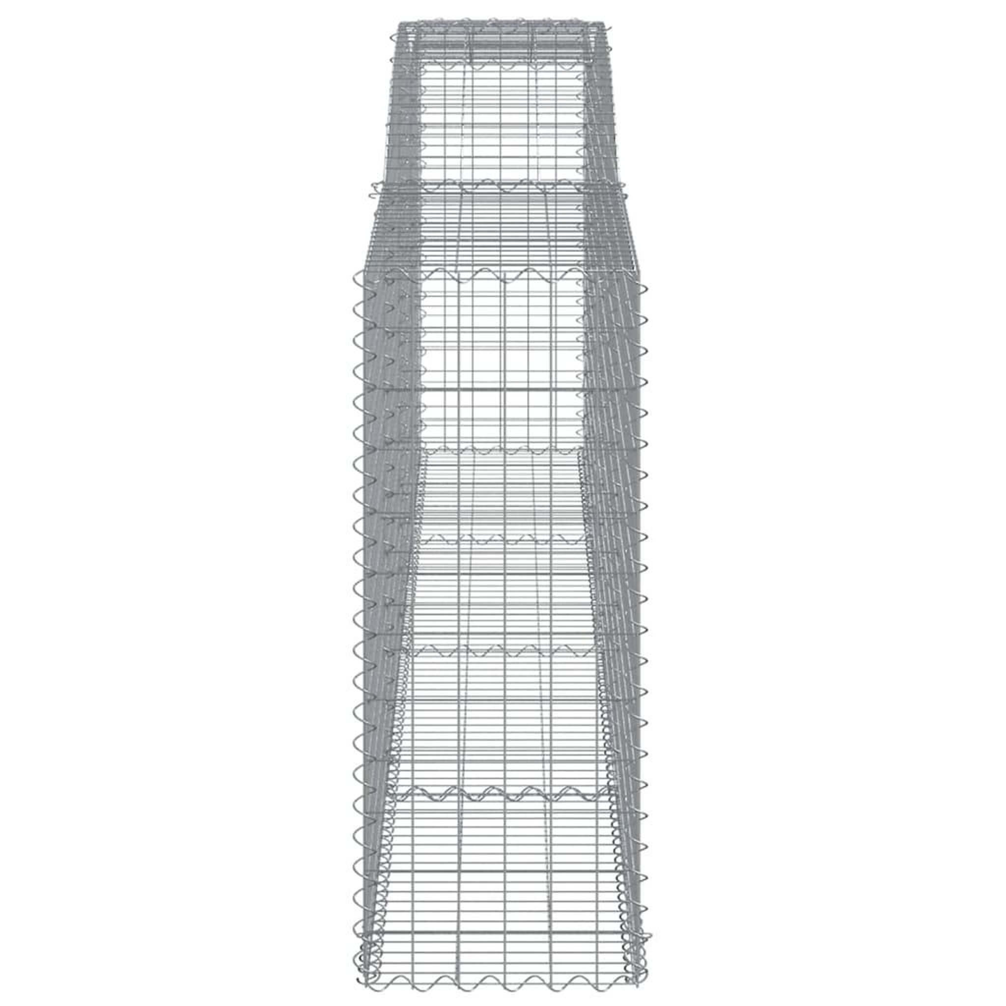 Voir la diapositive 5 : VIDAXL Paniers a gabions arques 25 pcs 400x50x120/140 cm Fer galvanise