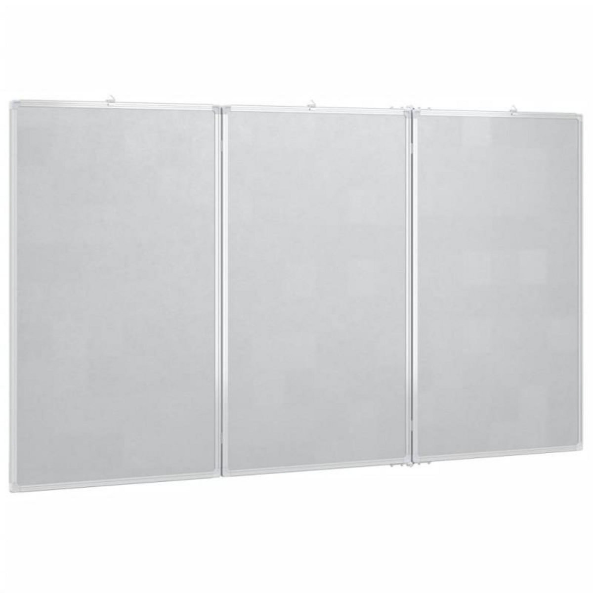 VIDAXL Tableau blanc magnétique pliable 120x80x1,7 cm aluminium