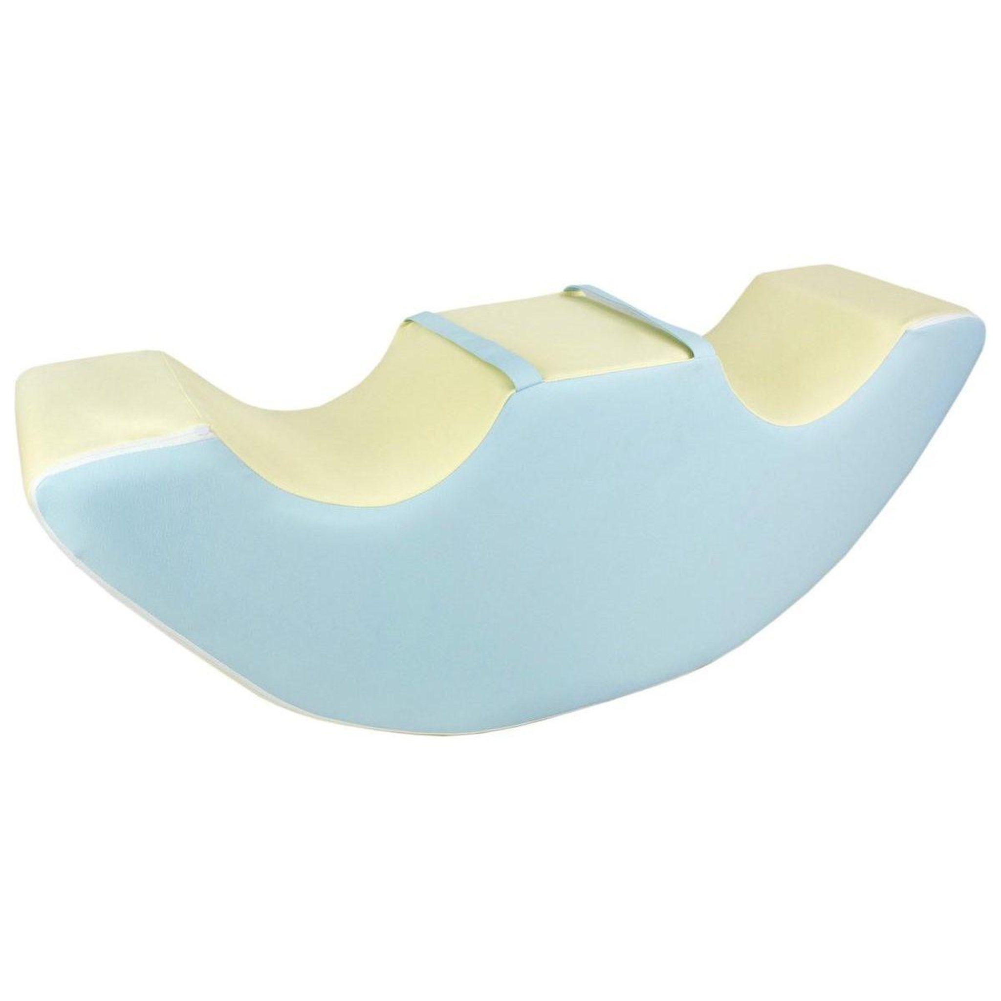 Voir la diapositive 2 : VELINDA Balancelle à bascule Bean Rocker Duo — rose, bleu, jaune (pastel)
