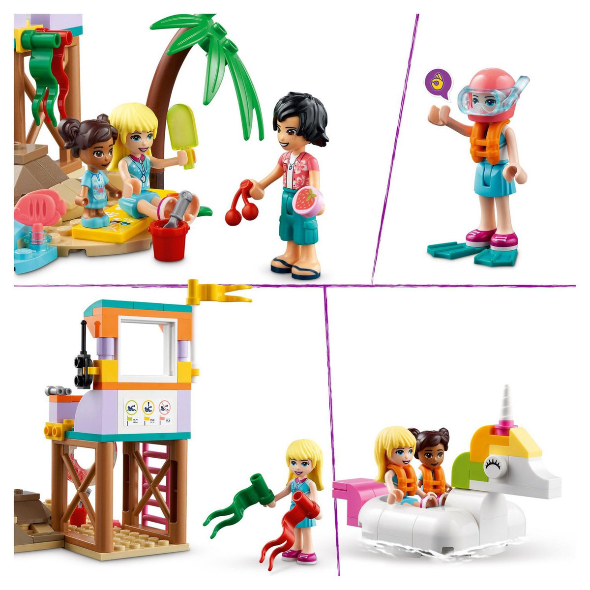 LEGO Friends 41710 Animation et Surf sur la plage